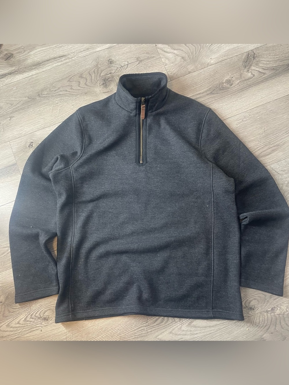 Mountain Hardware Men's Charcoal Quarter-Zip Sweater - Classic Pullover